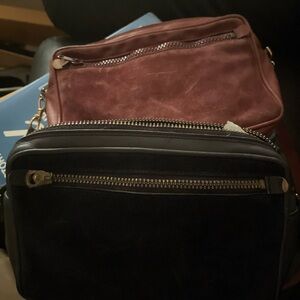 Gucci sling bag blue suede